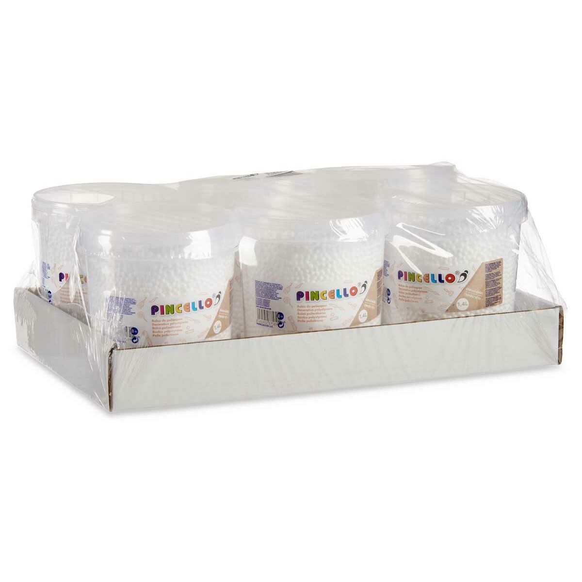 Pysselmaterial Pincello POLIESPAN-BL POLIESPAN-BL 13,5 x 14 x 14 cm Bollar 6 antal-Leksaker och spel, Kreativa aktiviteter-Pincello-peaceofhome.se