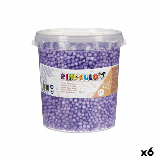 Pysselmaterial Pincello POLIESPAN-LI POLIESPAN-LI 13,5 x 14 x 14,5 cm Bollar 6 antal-Leksaker och spel, Kreativa aktiviteter-Pincello-peaceofhome.se
