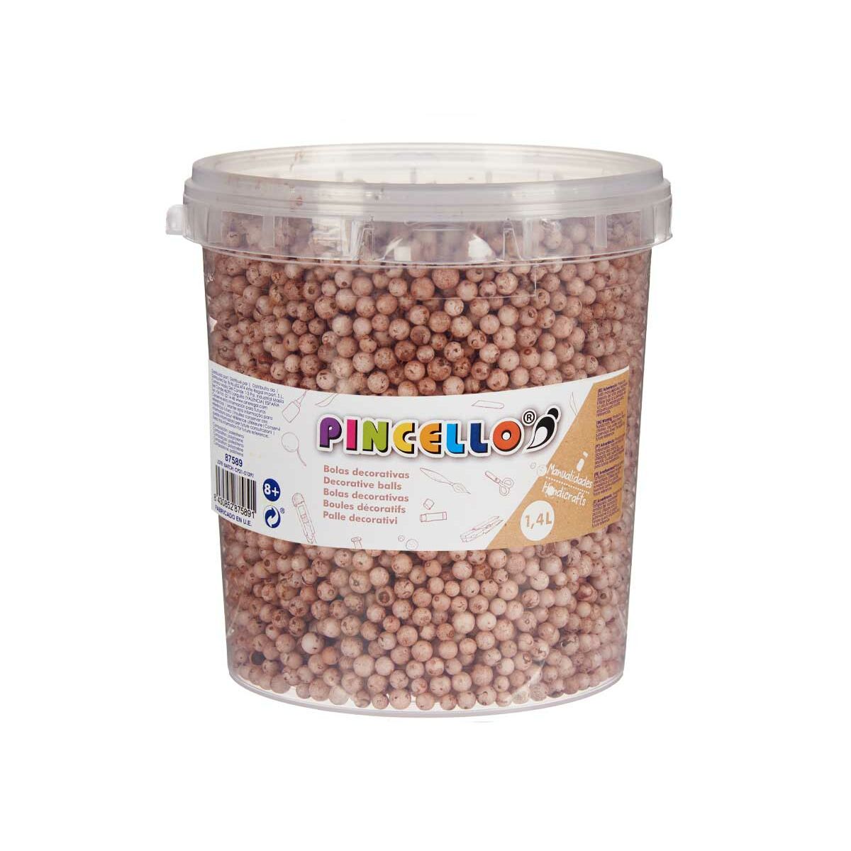 Pysselmaterial Pincello POLIESPAN-MR POLIESPAN-MR 13,5 x 14 x 14,5 cm Bollar 6 antal-Leksaker och spel, Kreativa aktiviteter-Pincello-peaceofhome.se
