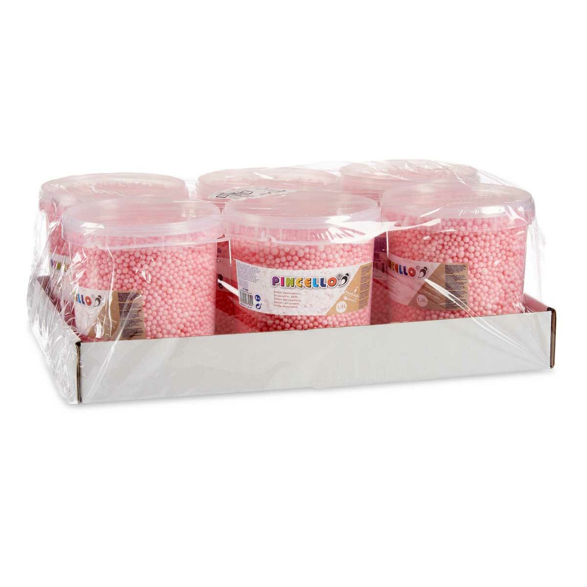 Pysselmaterial Pincello POLIESPAN-RS POLIESPAN-RS 13,5 x 14 x 14,5 cm Bollar 6 antal-Leksaker och spel, Kreativa aktiviteter-Pincello-peaceofhome.se