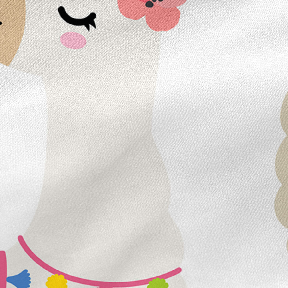 Quiltat täcke utan vadd HappyFriday Moshi Moshi Cute Llamas Multicolour 90 x 200 cm-Hem och matlagning, Mjuk inredning-HappyFriday-peaceofhome.se