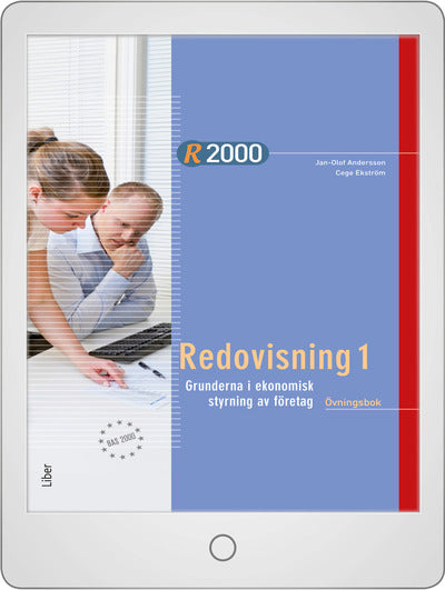 R2000 Redovisning 1 Övningsbok Onlinebok-Digitala böcker-Liber-peaceofhome.se