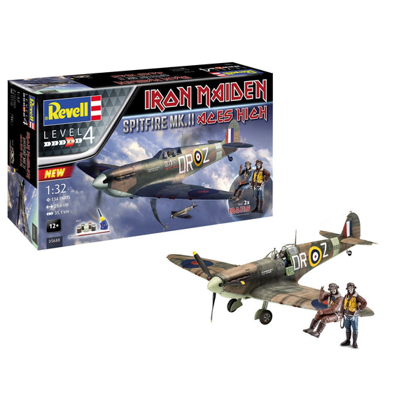 REVELL Spitfire Mk, II''Ess High''Iron Ma 05688-byggsatser-Klevrings Sverige-peaceofhome.se