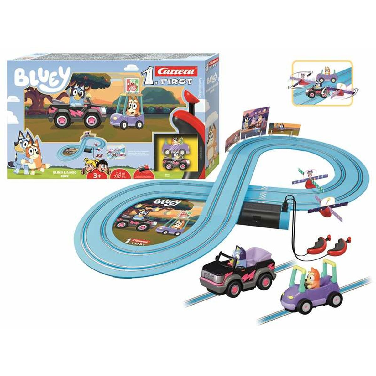 Racerbana Bluey-Leksaker och spel, Fordon-Bluey-peaceofhome.se