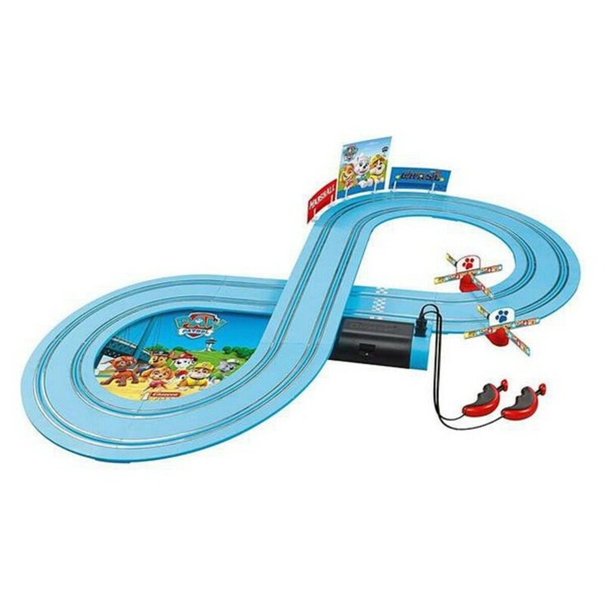 Racerbana Chase y Marshall The Paw Patrol 369-3033 Blå (2,4 m)-Leksaker och spel, Fordon-The Paw Patrol-peaceofhome.se