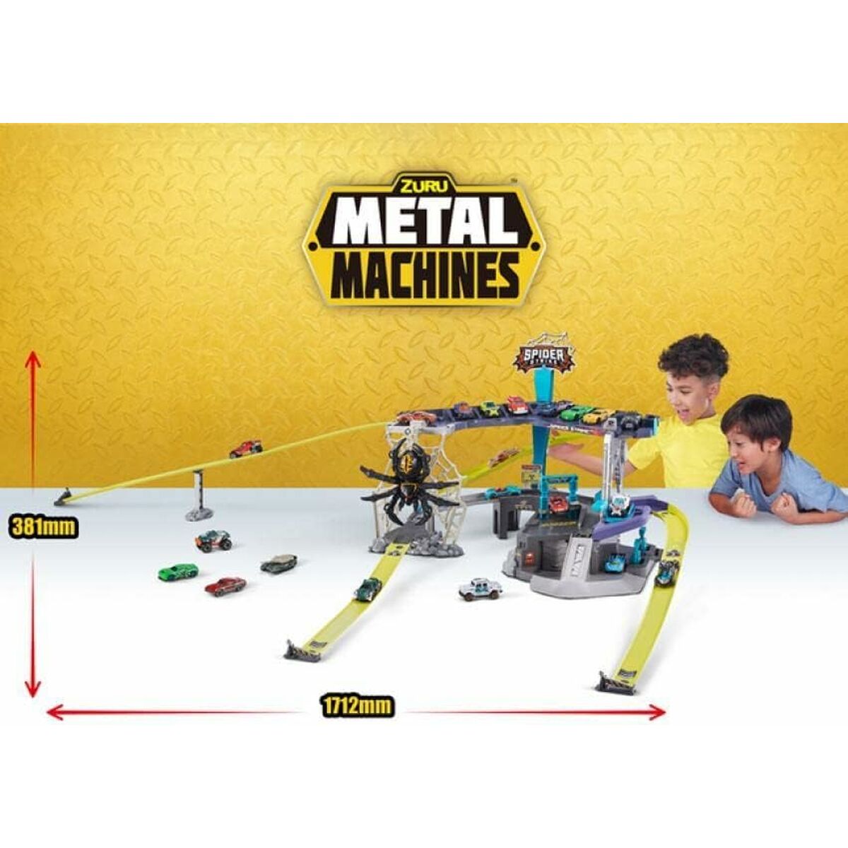Racerbana Metal Machine Spindel-Leksaker och spel, Fordon-BigBuy Fun-peaceofhome.se