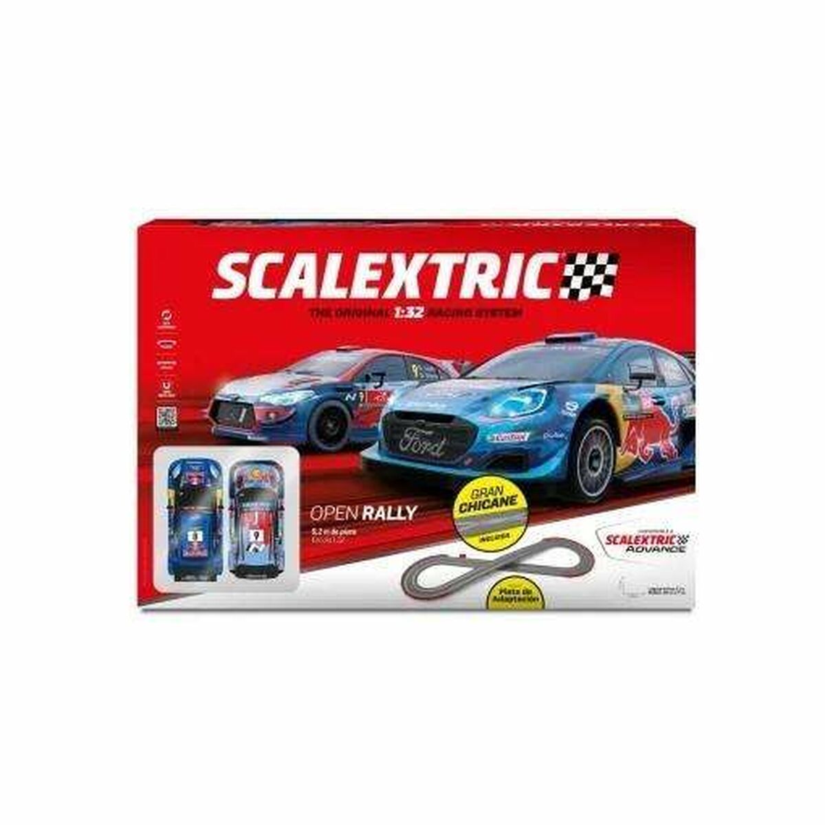 Racerbana Scalextric Open Rally 233 x 77 cm-Leksaker och spel, Fordon-Scalextric-peaceofhome.se