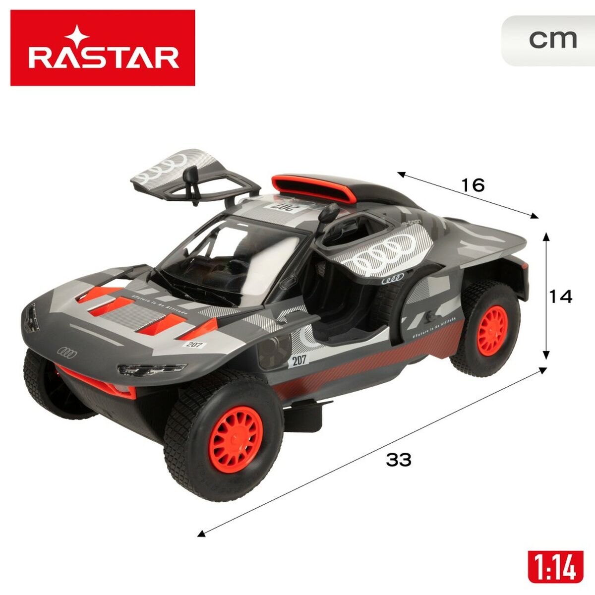 Radiostyrd bil Audi 1:14 33 x 14 x 16 cm (2 antal)-Leksaker och spel, Fordon-Audi-peaceofhome.se