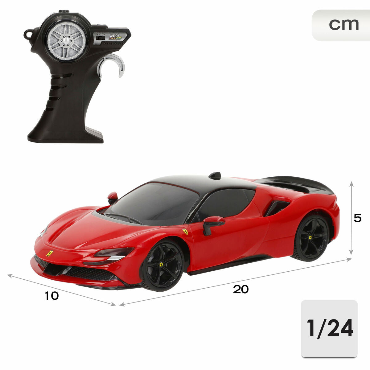 Radiostyrd bil Audi SF90 STRADALE 20 x 5 x 10 cm (4 antal)-Leksaker och spel, Fordon-Audi-peaceofhome.se