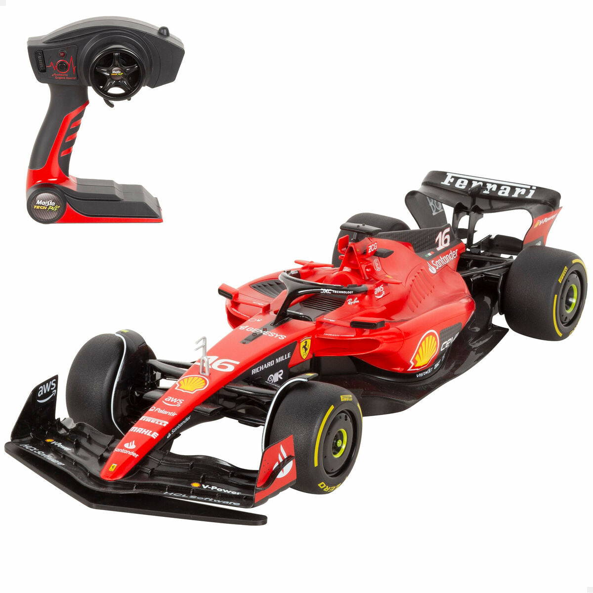 Radiostyrd bil Ferrari F1 2023 1:10 (2 antal)-Leksaker och spel, Fordon-Ferrari-peaceofhome.se