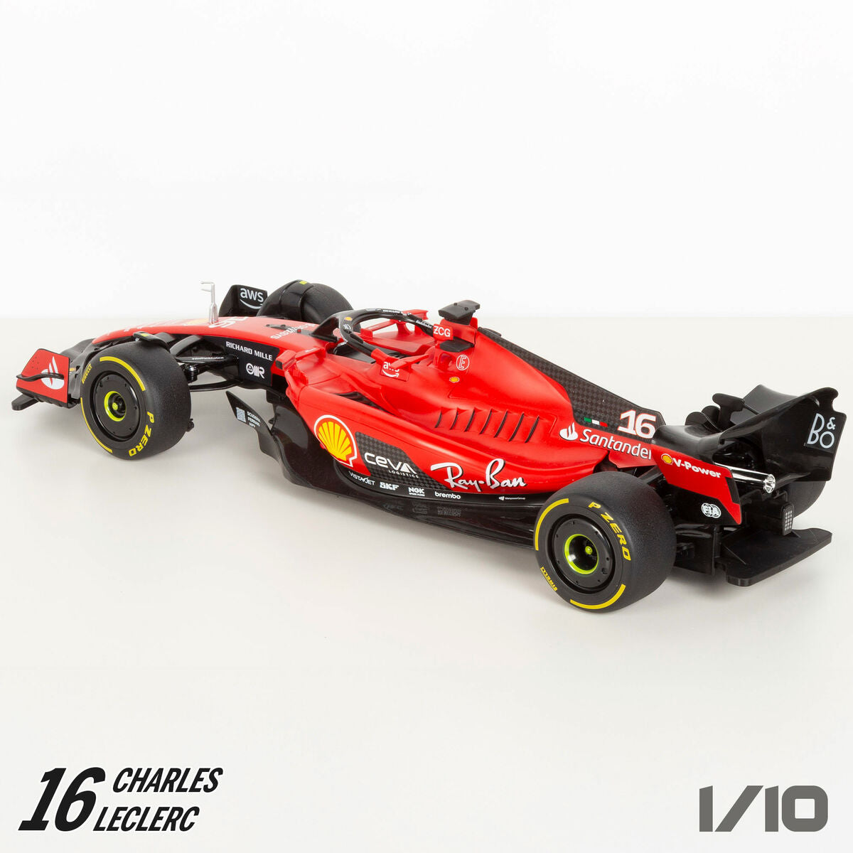 Radiostyrd bil Ferrari F1 2023 1:10 (2 antal)-Leksaker och spel, Fordon-Ferrari-peaceofhome.se