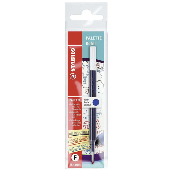 Refill för kulspetspenna Stabilo Palette Fine Blå (10 antal) (Renoverade A)-Kontor och Kontorsmaterial, Kulspetspennor, pennor och skrivverktyg-Stabilo-peaceofhome.se