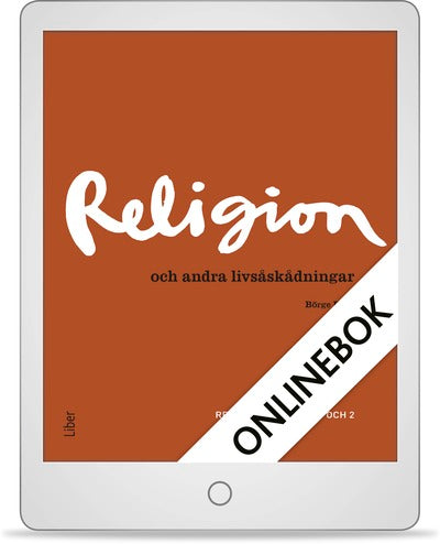 Religion och andra livsåskådningar 1 och 2 Onlinebok (12 mån)-Digitala böcker-Liber-peaceofhome.se