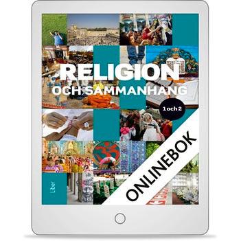 Religion och sammanhang 1 och 2 Onlinebok (12 mån)-Digitala böcker-Liber-peaceofhome.se