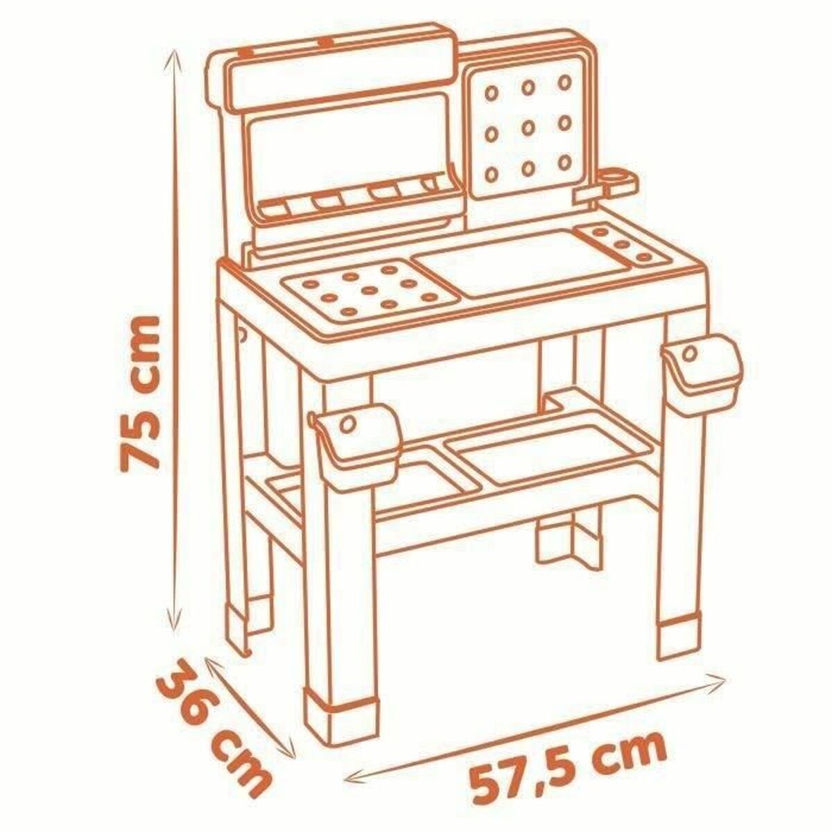 Rengörings & Lagrings-kit Smoby-Leksaker och spel, Imitera spel-Smoby-peaceofhome.se