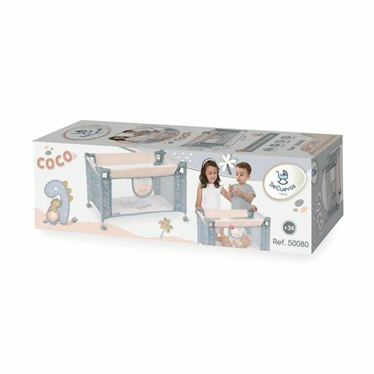 Resesäng för bebis Decuevas 50 x 29 x 30 cm Blå (Renoverade B)-Leksaker och spel, Dockor och tillbehör-Decuevas-peaceofhome.se