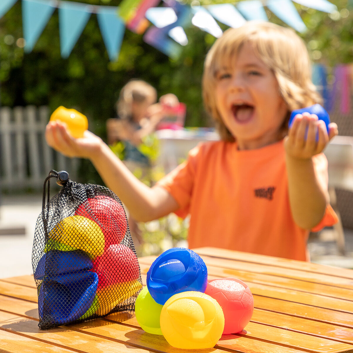 Reusable Water Balloons Waloons InnovaGoods 12 antal-Leksaker och spel, Sport och utomhus-InnovaGoods-peaceofhome.se