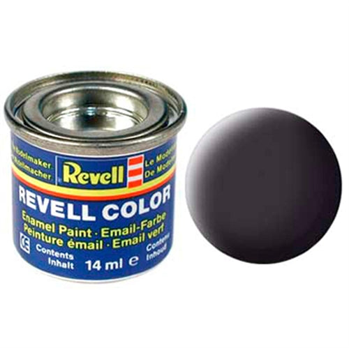 Revell 06 Tar Black, Mat 14MI färg, farve, väri-Färg-Klevrings Sverige-peaceofhome.se
