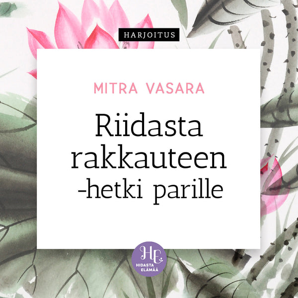 Riidasta rakkauteen -hetki parille – Ljudbok – Laddas ner-Digitala böcker-Axiell-peaceofhome.se