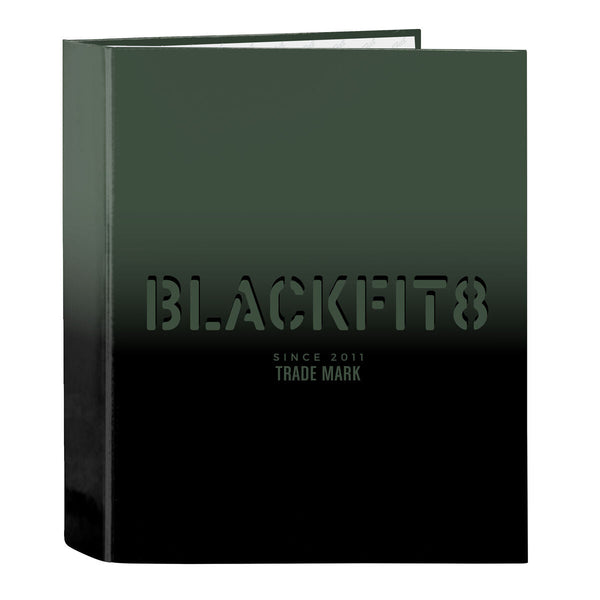 Ringpärm BlackFit8 Gradient Svart Armégrön A4 (27 x 33 x 6 cm)-Kontor och Kontorsmaterial, Kontorsmaterial-BlackFit8-peaceofhome.se