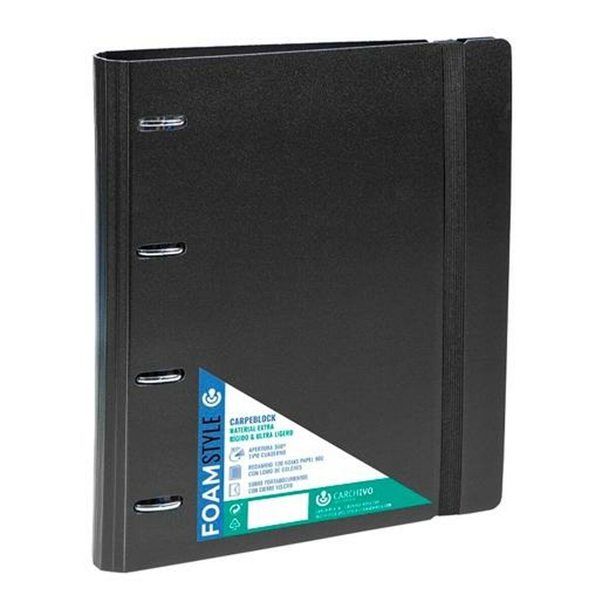 Ringpärm Carchivo CARPEBLOCK Svart A4 (8 antal)-Kontor och Kontorsmaterial, Kontorsmaterial-Carchivo-peaceofhome.se