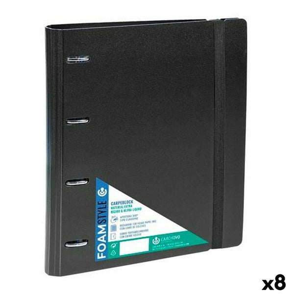 Ringpärm Carchivo CARPEBLOCK Svart A4 (8 antal)-Kontor och Kontorsmaterial, Kontorsmaterial-Carchivo-peaceofhome.se