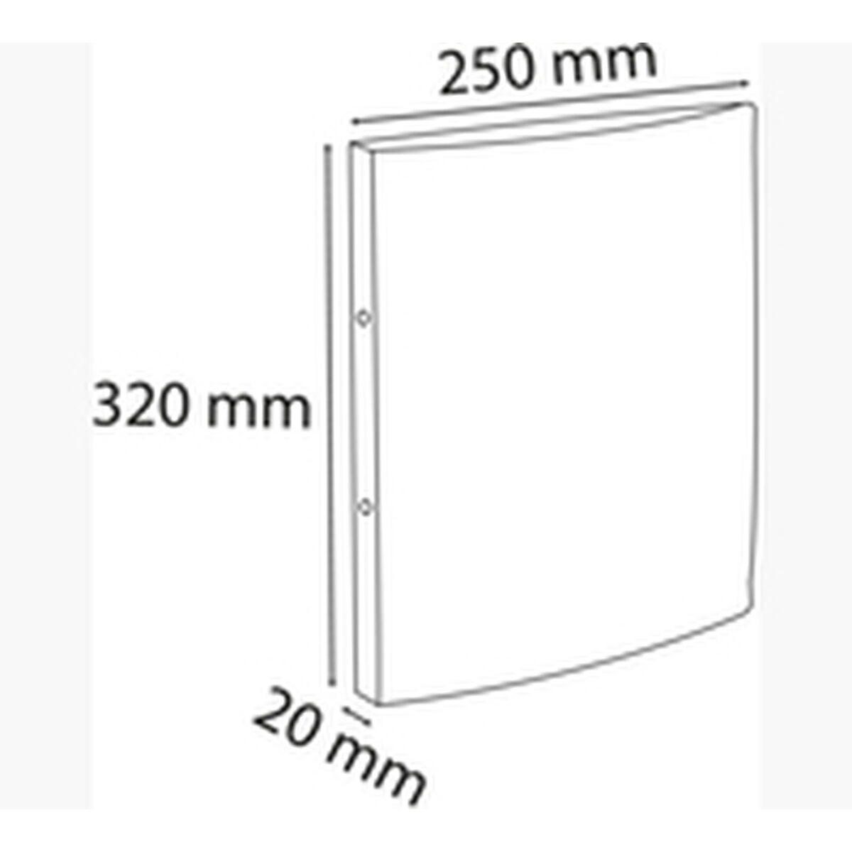 Ringpärm Exacompta Svart A4 (20 antal)-Kontor och Kontorsmaterial, Kontorsmaterial-Exacompta-peaceofhome.se