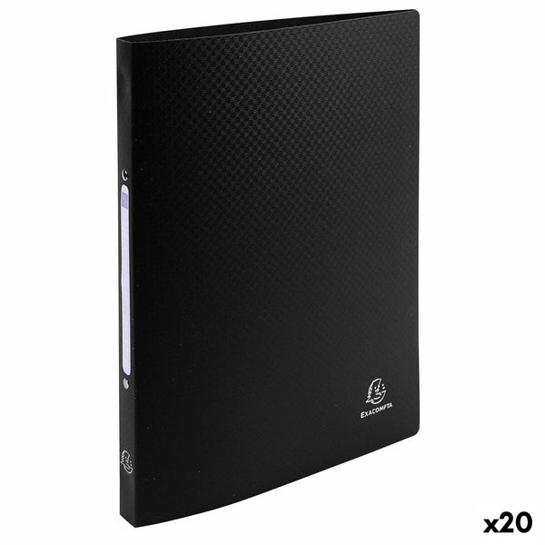 Ringpärm Exacompta Svart A4 (20 antal)-Kontor och Kontorsmaterial, Kontorsmaterial-Exacompta-peaceofhome.se