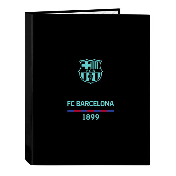 Ringpärm F.C. Barcelona Svart A4 26.5 x 33 x 4 cm-Kontor och Kontorsmaterial, Kontorsmaterial-F.C. Barcelona-peaceofhome.se