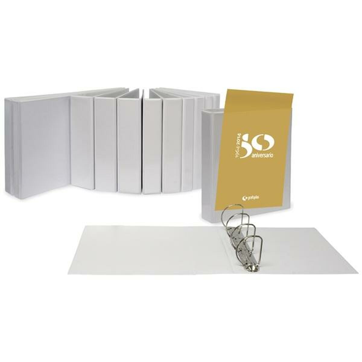 Ringpärm Grafoplas Vit A3 (9 antal)-Kontor och Kontorsmaterial, Kontorsmaterial-Grafoplas-peaceofhome.se