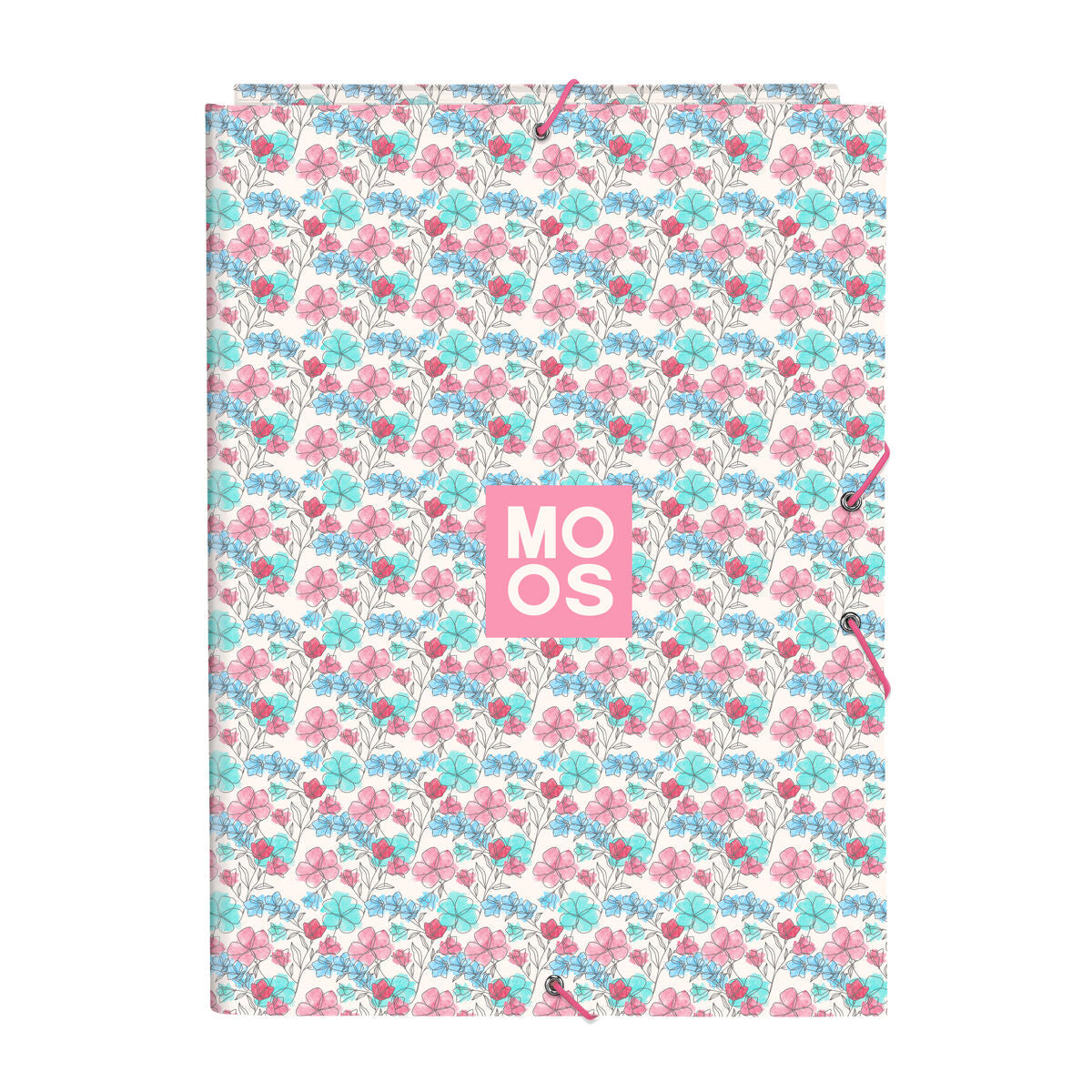 Ringpärm Moos Flores Multicolour A4 26 x 33.5 x 2.5 cm-Kontor och Kontorsmaterial, Kontorsmaterial-Moos-peaceofhome.se