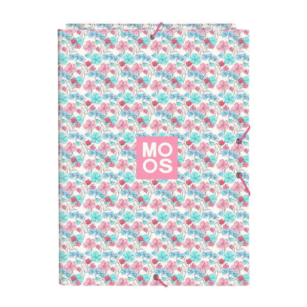 Ringpärm Moos Flores Multicolour A4 26 x 33.5 x 2.5 cm-Kontor och Kontorsmaterial, Kontorsmaterial-Moos-peaceofhome.se