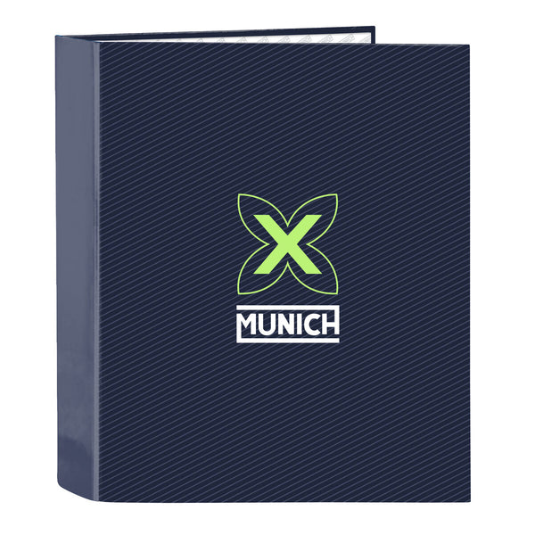 Ringpärm Munich Blue indigo Blå A4 27 x 33 x 6 cm-Kontor och Kontorsmaterial, Kontorsmaterial-Munich-peaceofhome.se