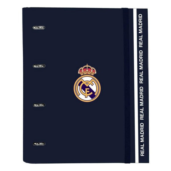 Ringpärm Real Madrid C.F. 512034666 Marinblå (27 x 32 x 3.5 cm)-Kontor och Kontorsmaterial, Kontorsmaterial-Real Madrid C.F.-peaceofhome.se