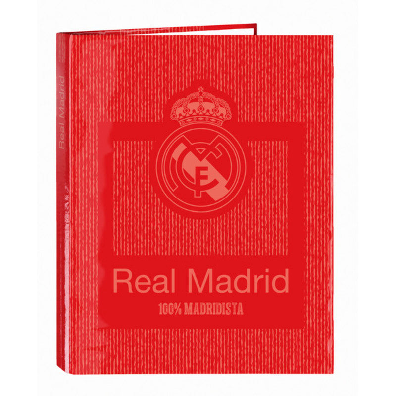 Ringpärm Real Madrid C.F. A4 (26.5 x 33 x 4 cm)-Kontor och Kontorsmaterial, Kontorsmaterial-Real Madrid C.F.-peaceofhome.se