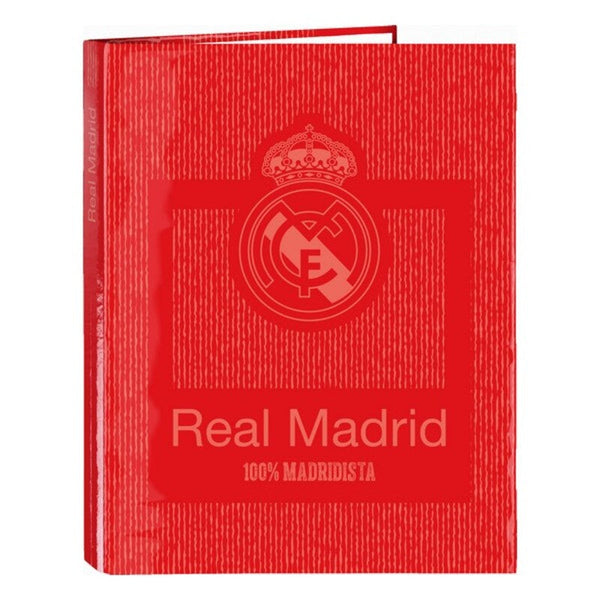 Ringpärm Real Madrid C.F. A4 (26.5 x 33 x 4 cm)-Kontor och Kontorsmaterial, Kontorsmaterial-Real Madrid C.F.-peaceofhome.se