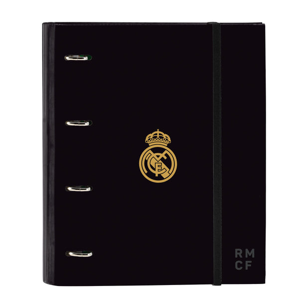 Ringpärm Real Madrid C.F. Svart 27 x 32 x 3.5 cm-Kontor och Kontorsmaterial, Kontorsmaterial-Real Madrid C.F.-peaceofhome.se