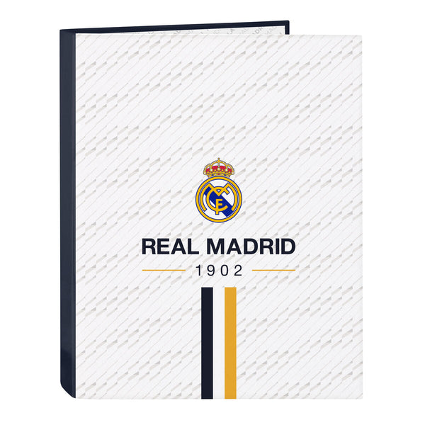 Ringpärm Real Madrid C.F. Vit A4 26.5 x 33 x 4 cm-Kontor och Kontorsmaterial, Kontorsmaterial-Real Madrid C.F.-peaceofhome.se