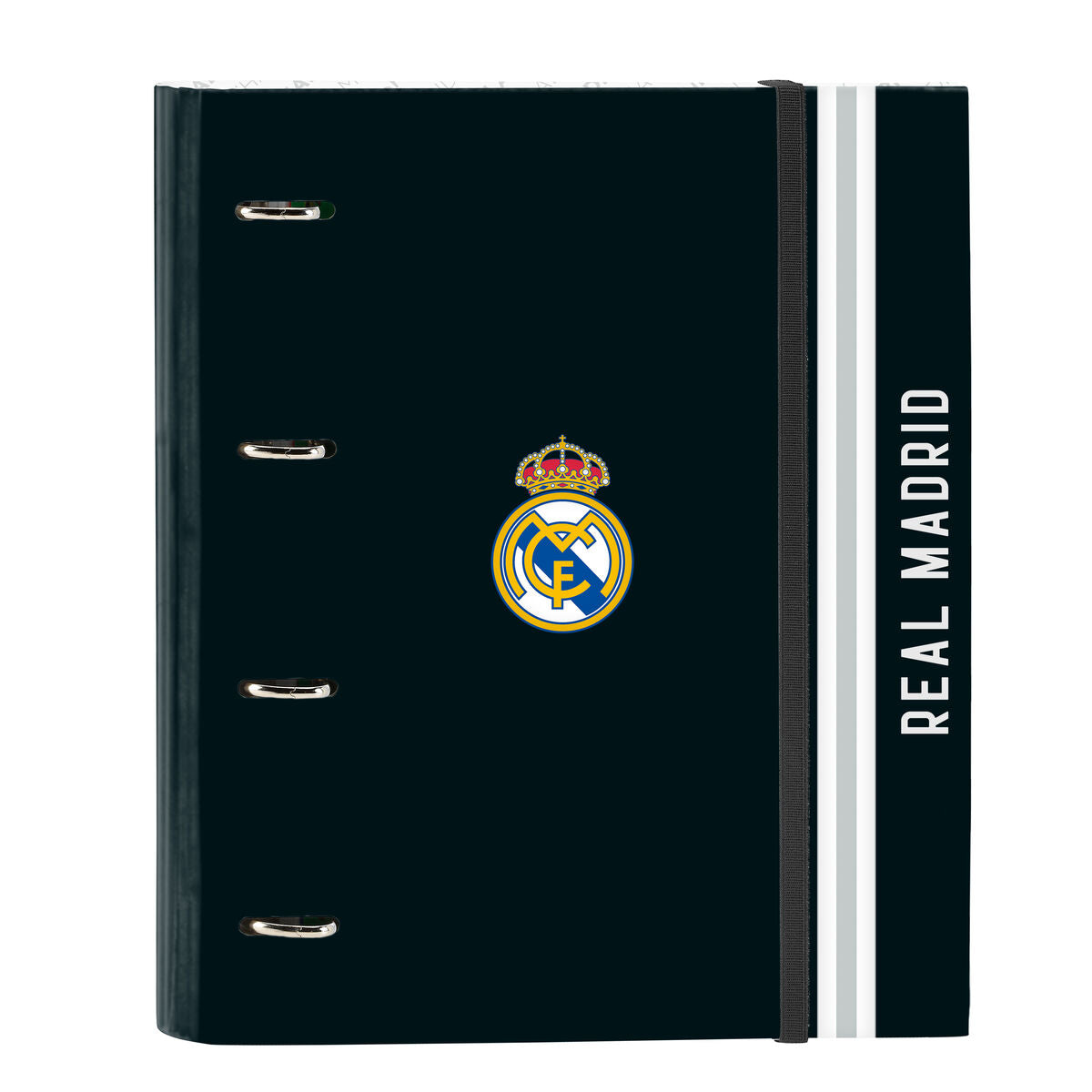 Ringpärm Real Madrid C.F. Vit Grå 27 x 32 x 3.5 cm-Kontor och Kontorsmaterial, Kontorsmaterial-Real Madrid C.F.-peaceofhome.se