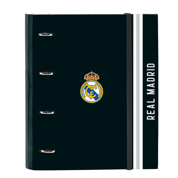 Ringpärm Real Madrid C.F. Vit Grå 27 x 32 x 3.5 cm-Kontor och Kontorsmaterial, Kontorsmaterial-Real Madrid C.F.-peaceofhome.se