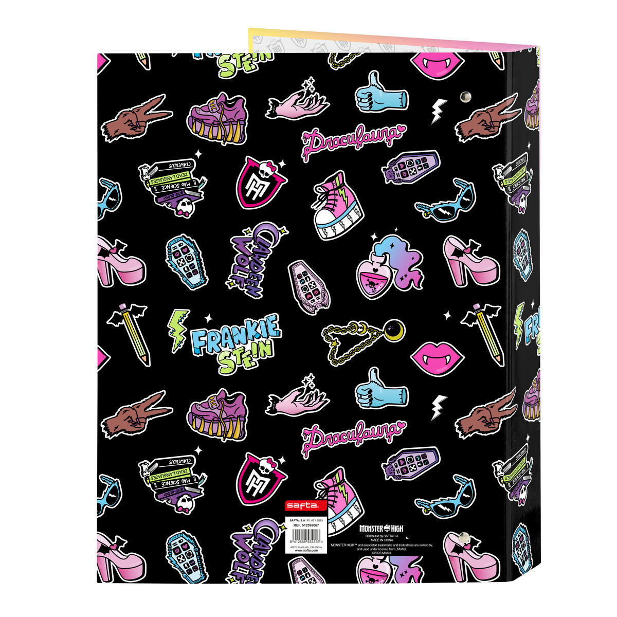 Ringpärm Safta Creep Multicolour Din A4-Kontor och Kontorsmaterial, Kontorsmaterial-Monster High-peaceofhome.se