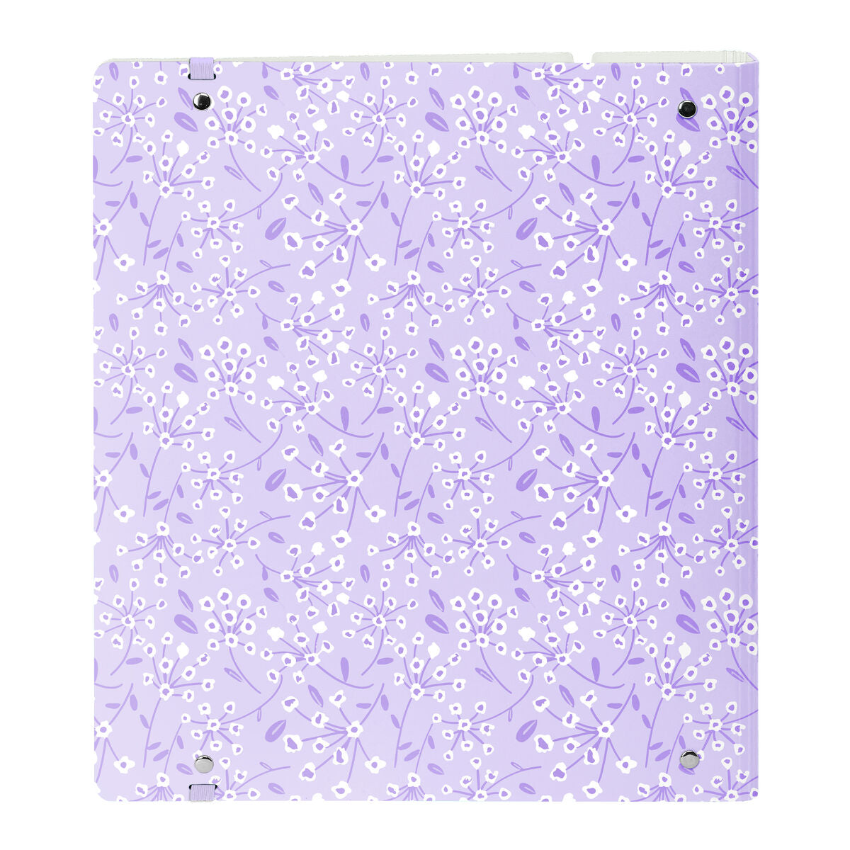 Ringpärm Safta Light purple flowers Purpur 27 X 32 X 4 cm-Kontor och Kontorsmaterial, Kontorsmaterial-Safta-peaceofhome.se