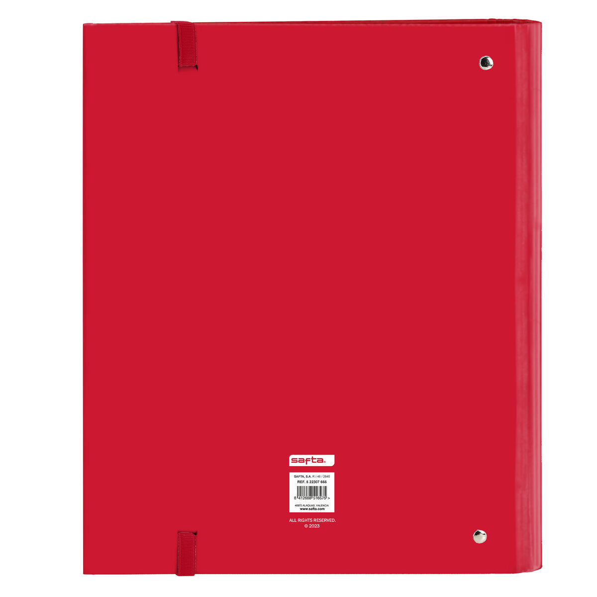 Ringpärm Safta Rojo Röd (27 x 32 x 3.5 cm)-Kontor och Kontorsmaterial, Kontorsmaterial-Safta-peaceofhome.se