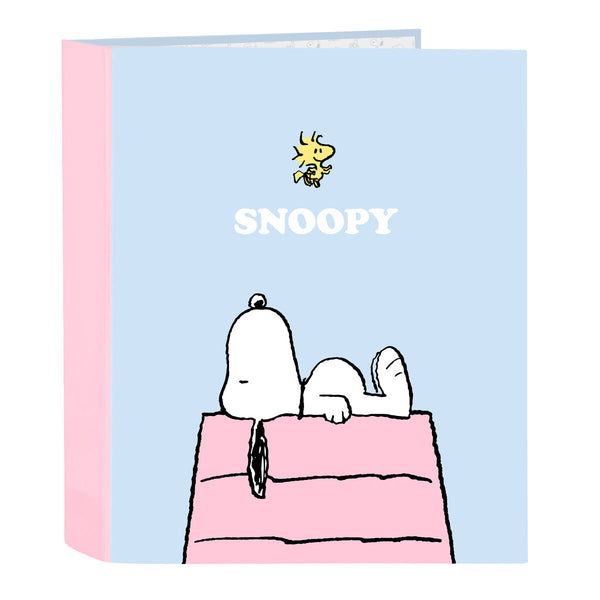 Ringpärm Snoopy Imagine Blå A4 (27 x 33 x 6 cm)-Kontor och Kontorsmaterial, Kontorsmaterial-Snoopy-peaceofhome.se