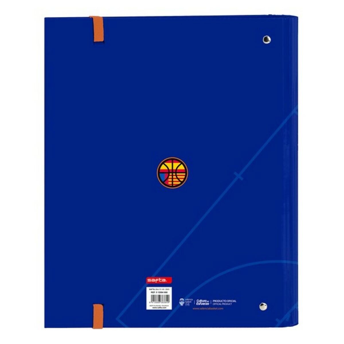 Ringpärm Valencia Basket M666 Blå Orange (27 x 32 x 3.5 cm)-Kontor och Kontorsmaterial, Kontorsmaterial-Valencia Basket-peaceofhome.se
