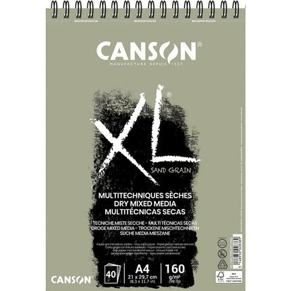 Ritblock Canson Touch XL Grå A4 210 x 297 mm-Hem och matlagning, Sömnad och hantverk-Canson-peaceofhome.se