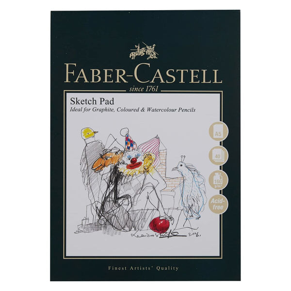 Ritblock Faber-Castell Vit Papper (Renoverade A)-Hem och matlagning, Sömnad och hantverk-Faber-Castell-peaceofhome.se