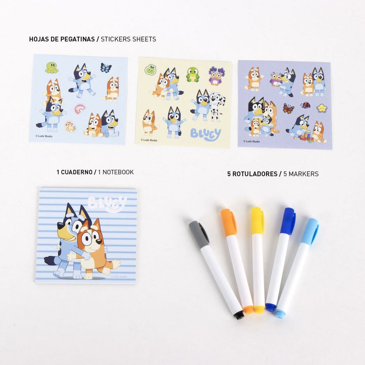 Ritningsset Bluey-Kontor och Kontorsmaterial, konst och hantverk-Bluey-peaceofhome.se
