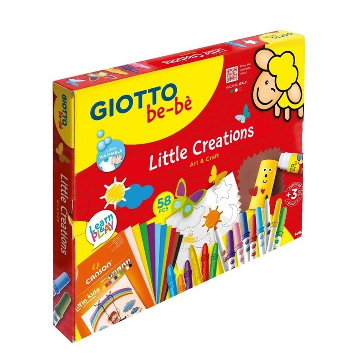 Ritningsset Giotto BE-BÉ Little Creations Multicolour (6 antal)-Leksaker och spel, Kreativa aktiviteter-Giotto-peaceofhome.se