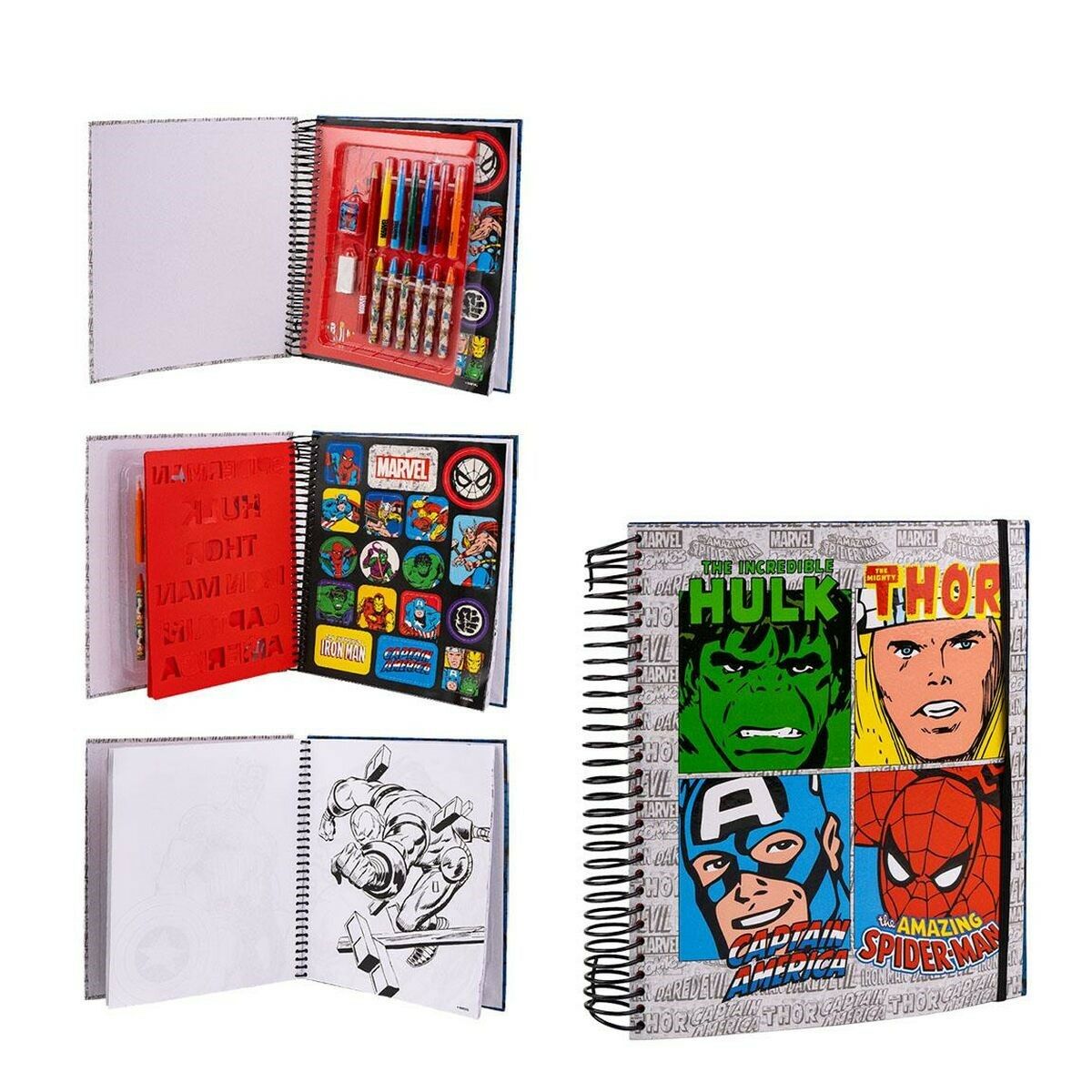 Ritningsset Marvel-Kontor och Kontorsmaterial, konst och hantverk-Marvel-peaceofhome.se
